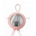 MEDALLA CUNA VIRGEN DEL ROCIO PLATA