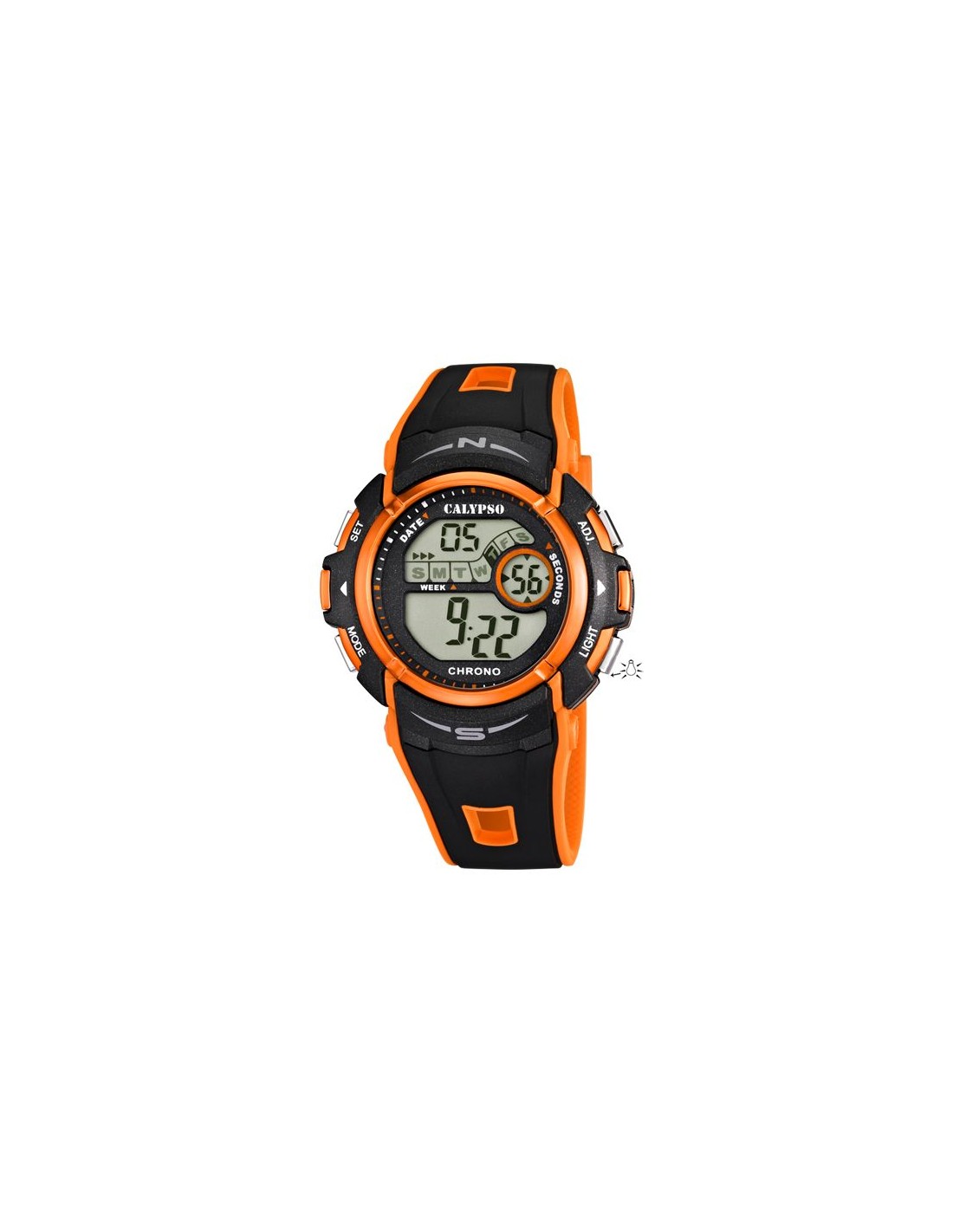 Reloj Calypso X-Trem Hombre digital con luz K5810/4 correa caucho